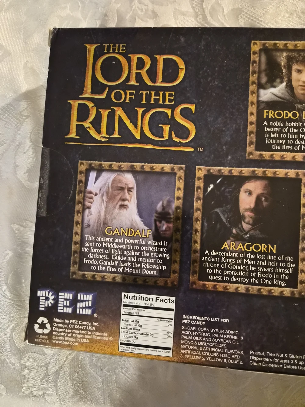 PEZ The Lord of the Rings Collector's Set - Multi-Color Character Dispensers